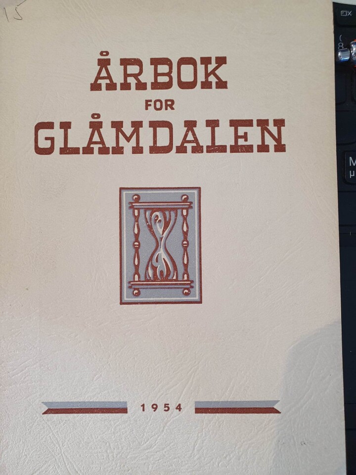 Årbok for Glåmdalen 1954