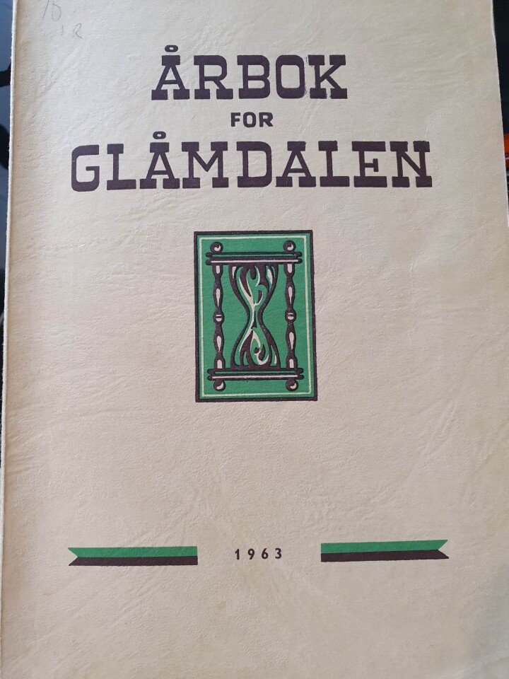 Årbok for Glåmdalen 1963