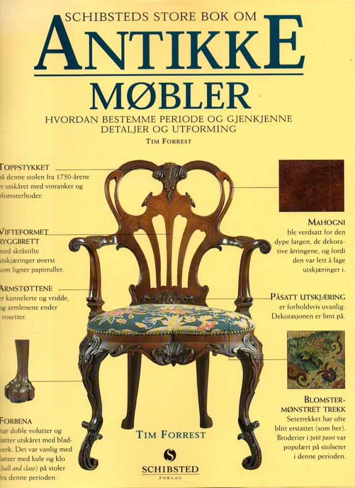 Schibsteds store bok om antikke møbler