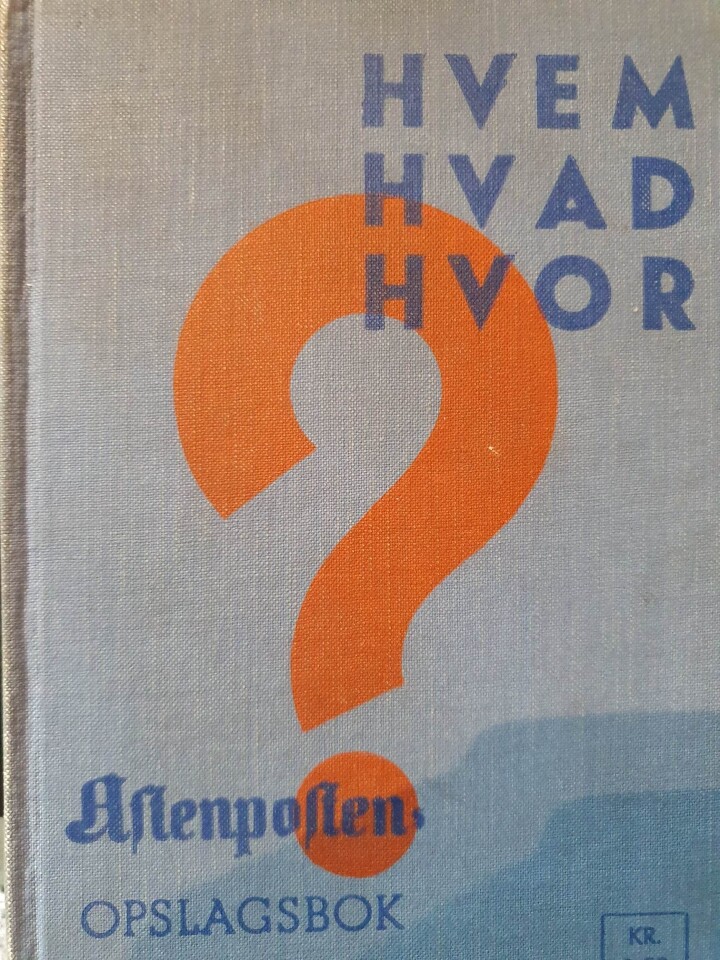 Hvem hvad hvor 1937