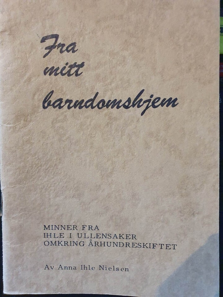 Fra mitt barndomshjem