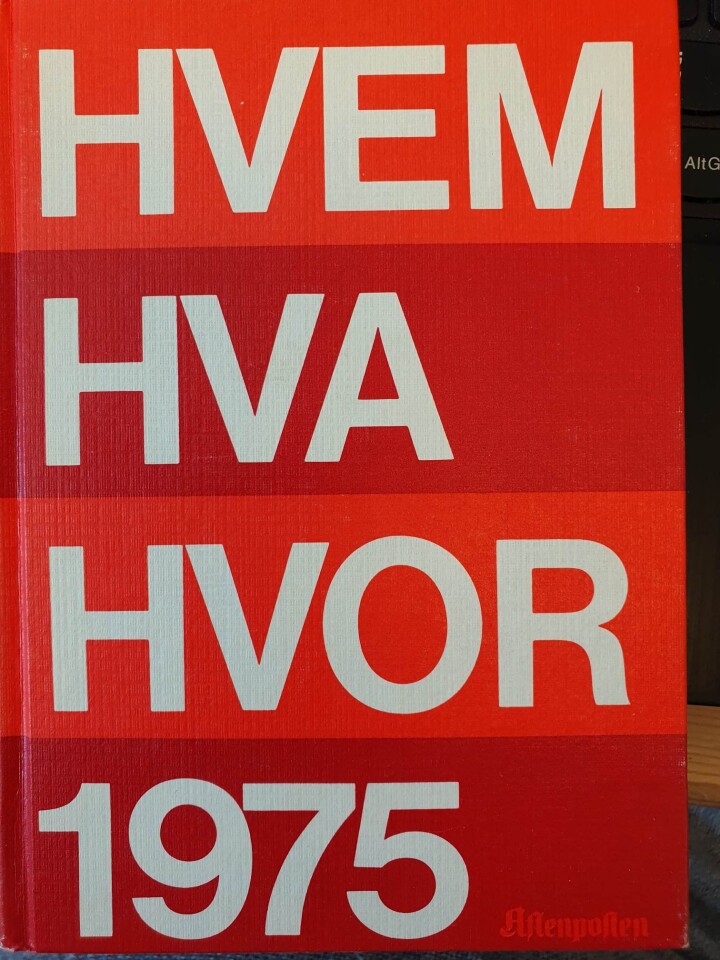 Hvem Hva Hvor 1975