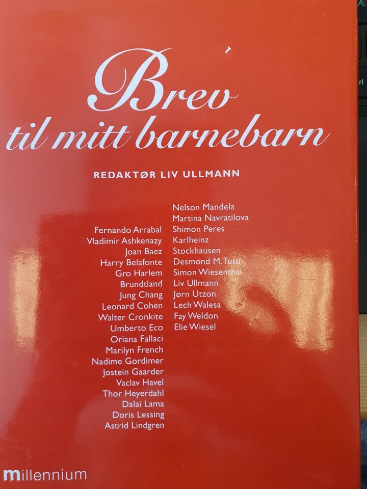 Brev til mitt barnebarn