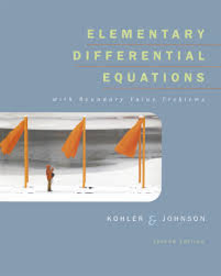 Elementary Differential Equations and Boundary Value Problems