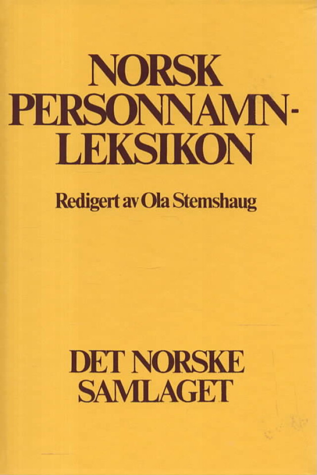 Norsk Personnamnleksikon