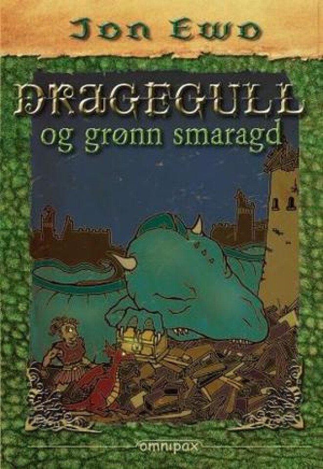 Dragegull og grønn smaragd