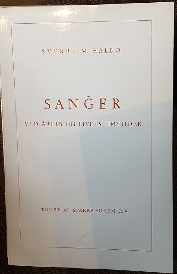 Sanger ved årets og livets høytider