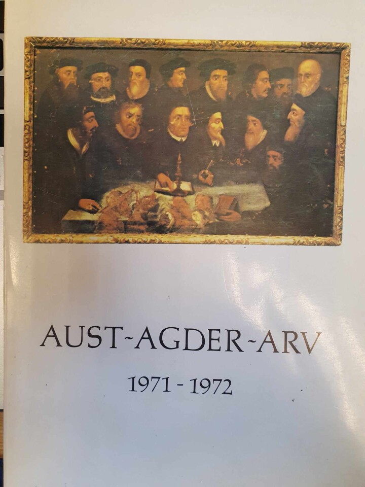 Aust-Agder-Arv 1971-1972