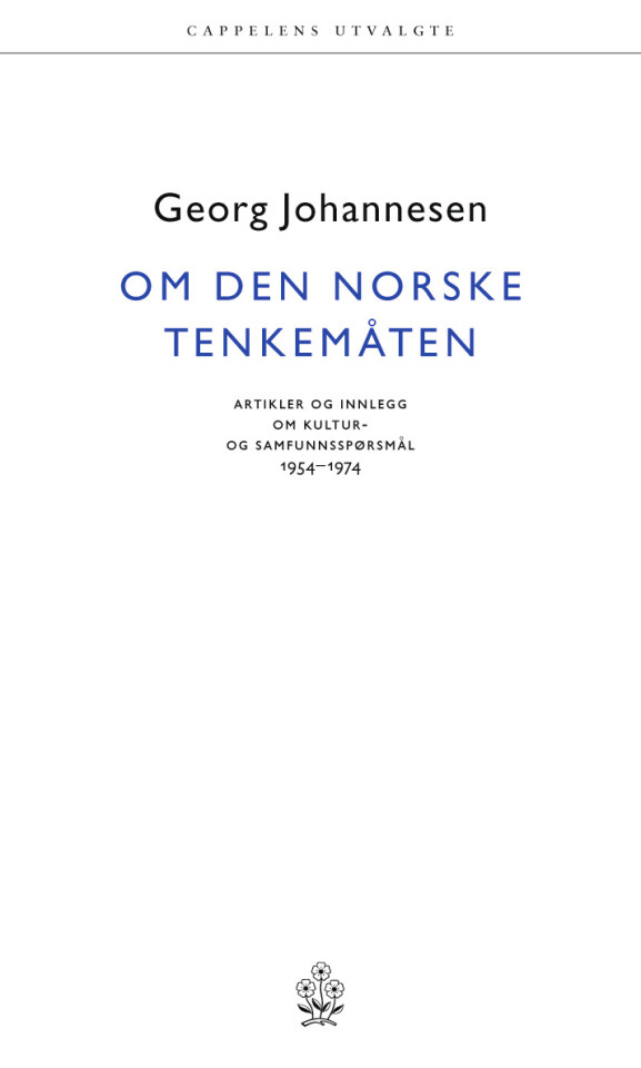 Om den Norske tenkemåten