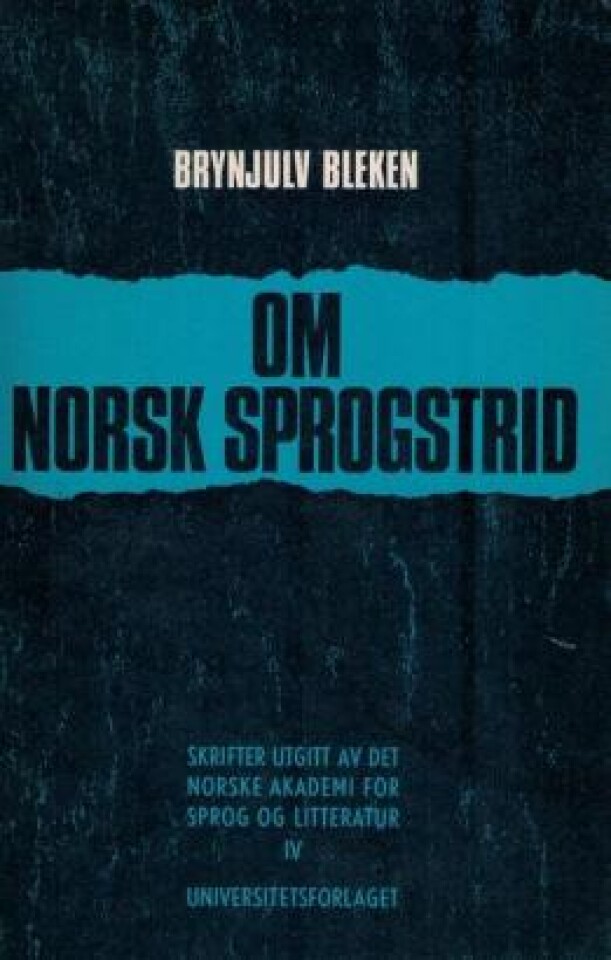 Om norsk sprogstrid