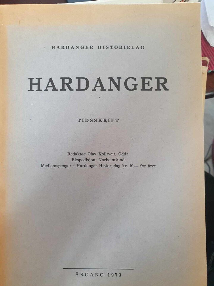 Hardanger (1973)