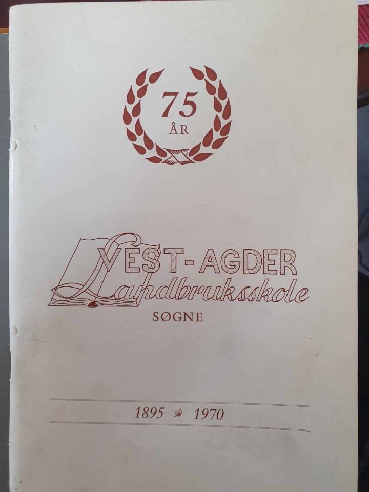 Vest-Agder Landbruksskole, Søgne