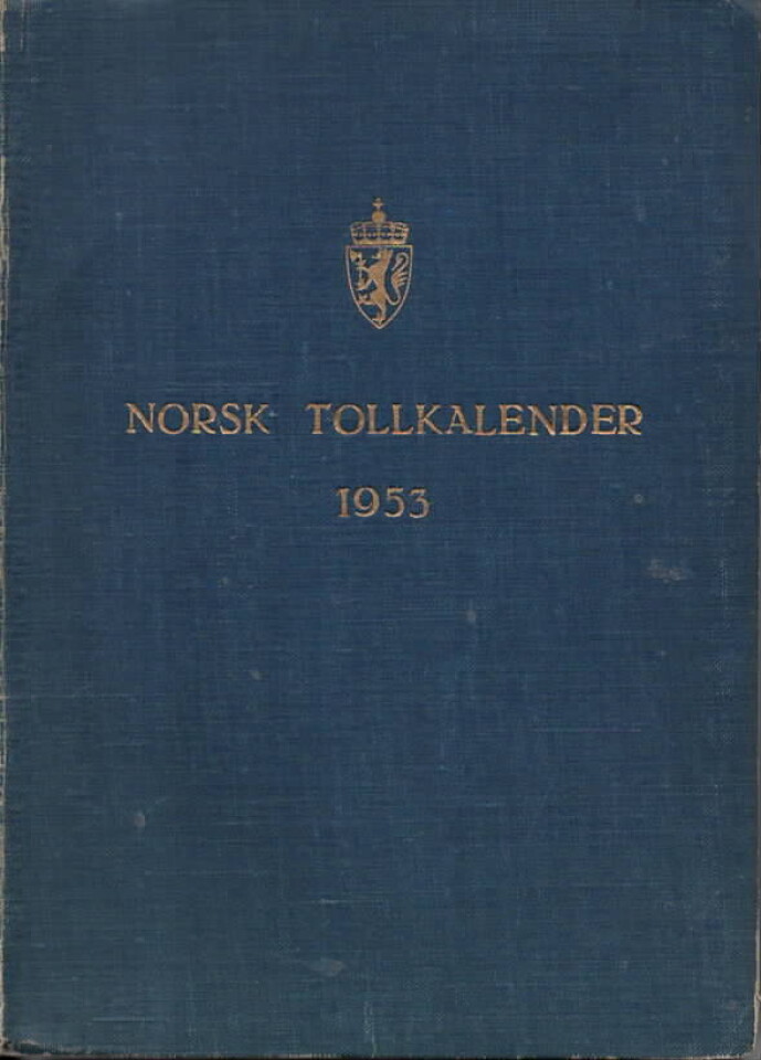 Norsk tollkalender 1953