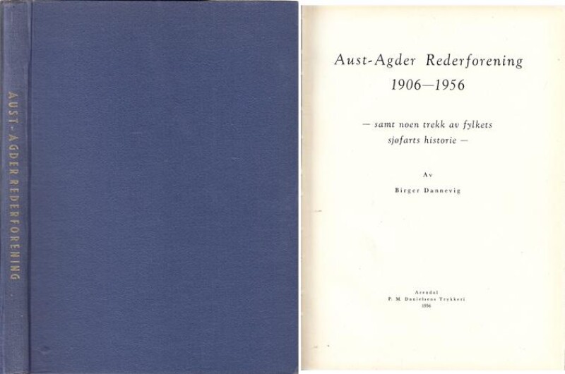 Aust-Agder Rederforening 1906-1956