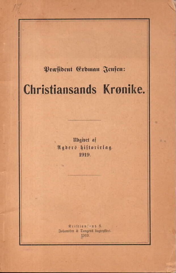 Christiansands Krønike