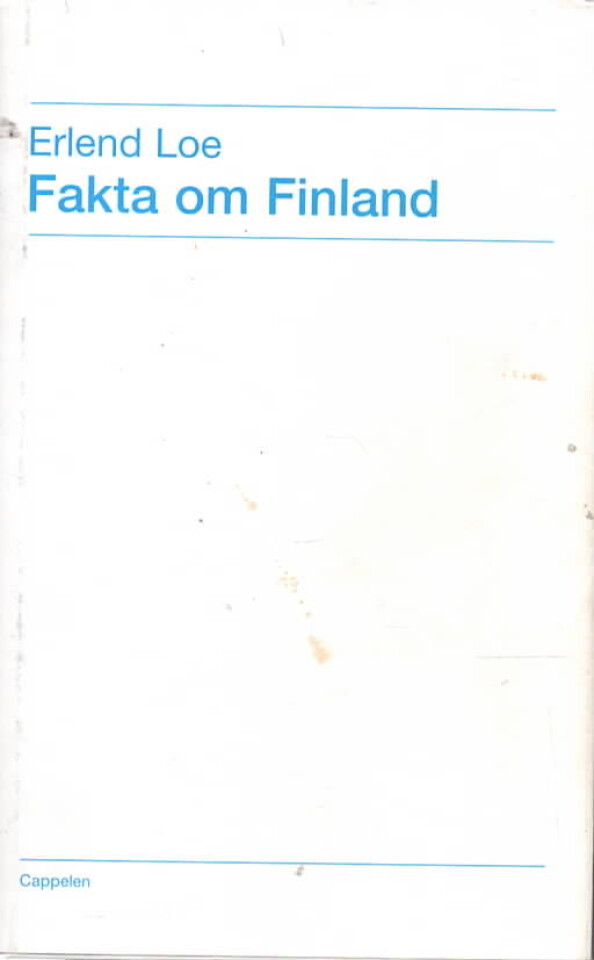 Fakta om Finland - bakside