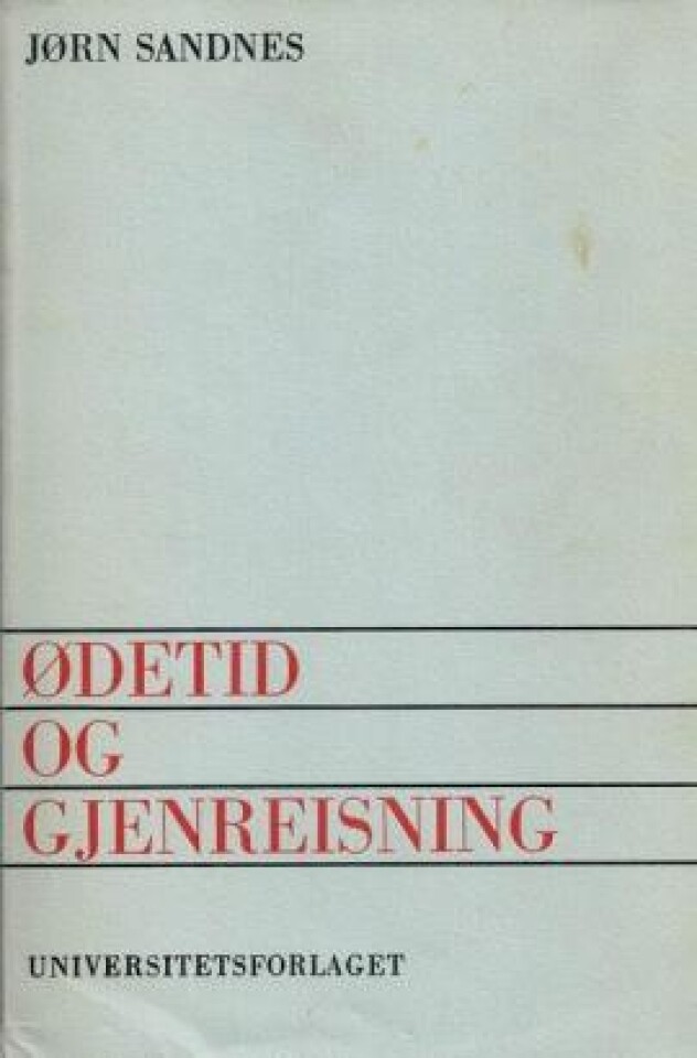 Ødetid og gjenreisning