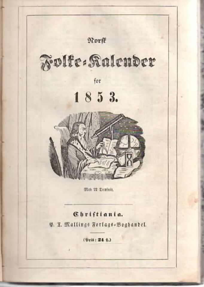 Norsk Folke-kalender 1853