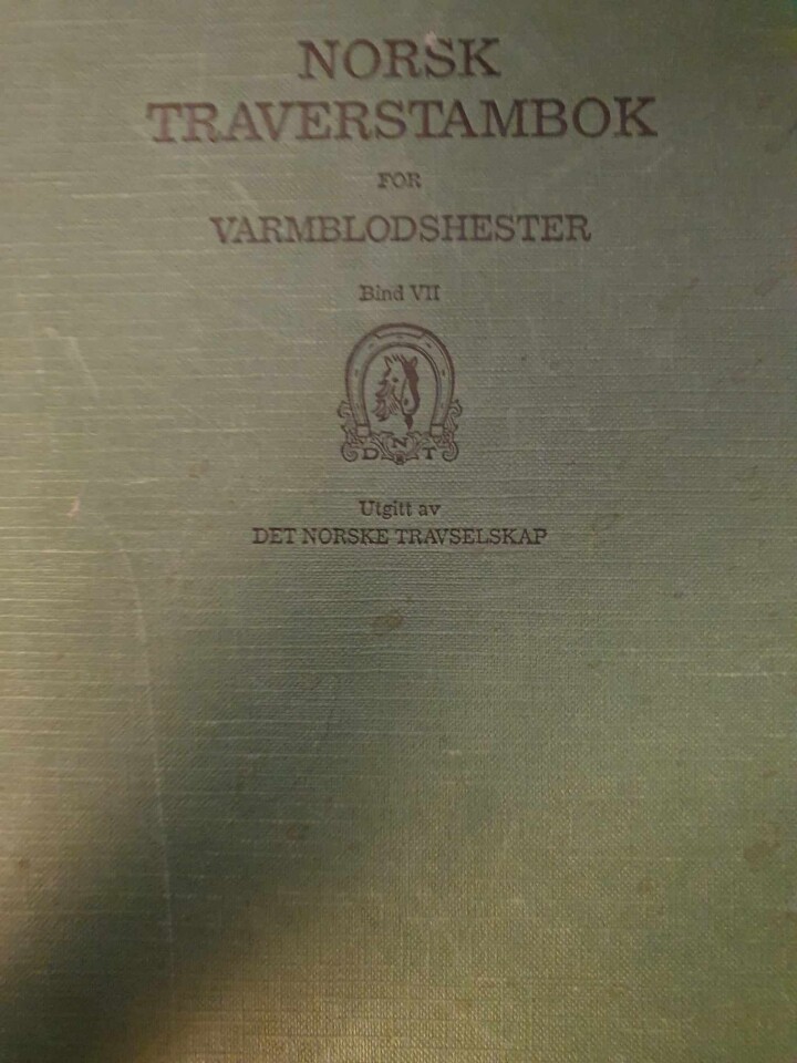 Norsk traverstambok for varmblodshester bind VII