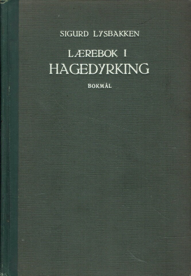 Lærebok i hagedyrking