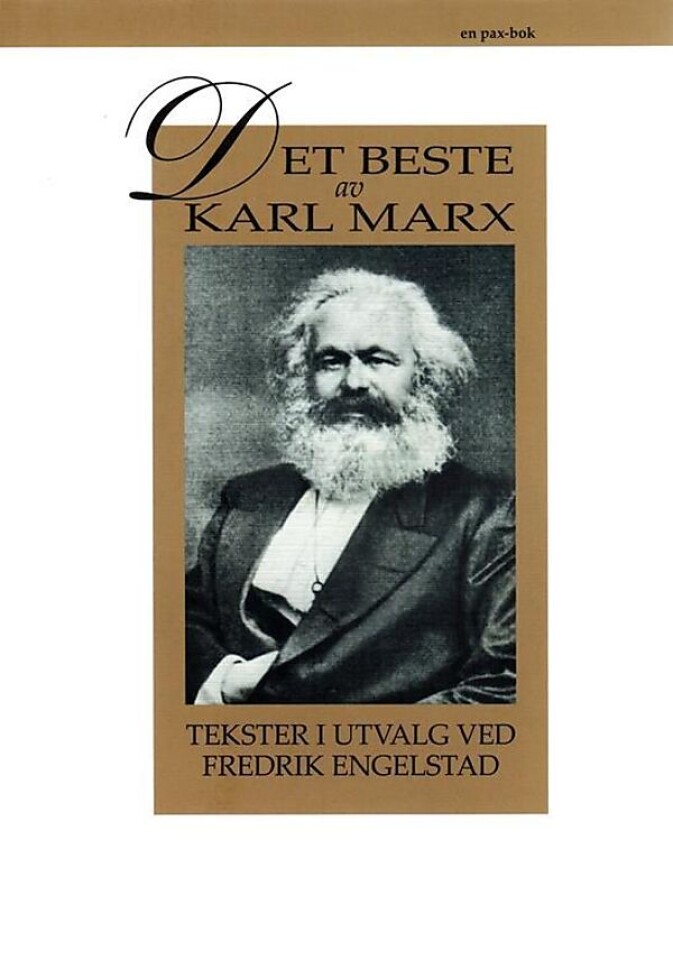 Det beste av Karl Marx. Tekster i utvalg ved Fredrik Engelstad