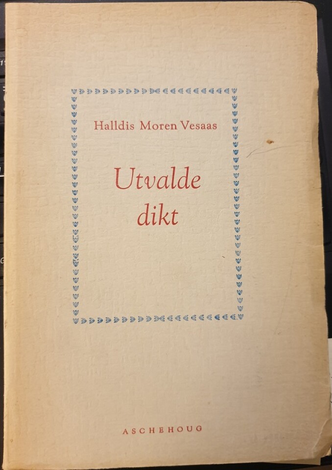 Utvalde dikt (Halldis Moren Vesaas)