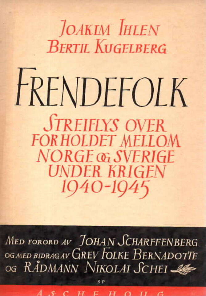 Frendefolk – Streiftog over forholdet mellom Norge og Sverige under krigen 1940-1945