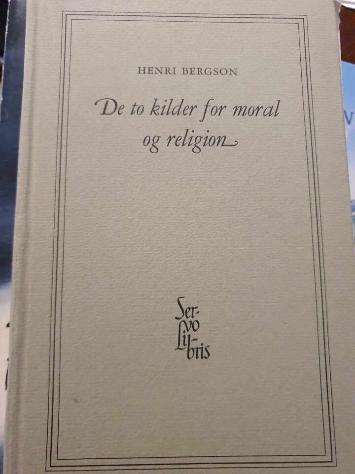 De to kilder for moral og religion 