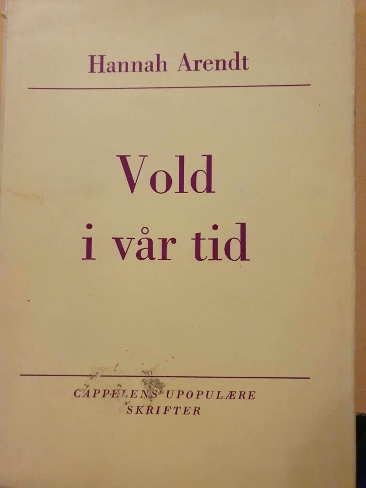 Vold i vår tid