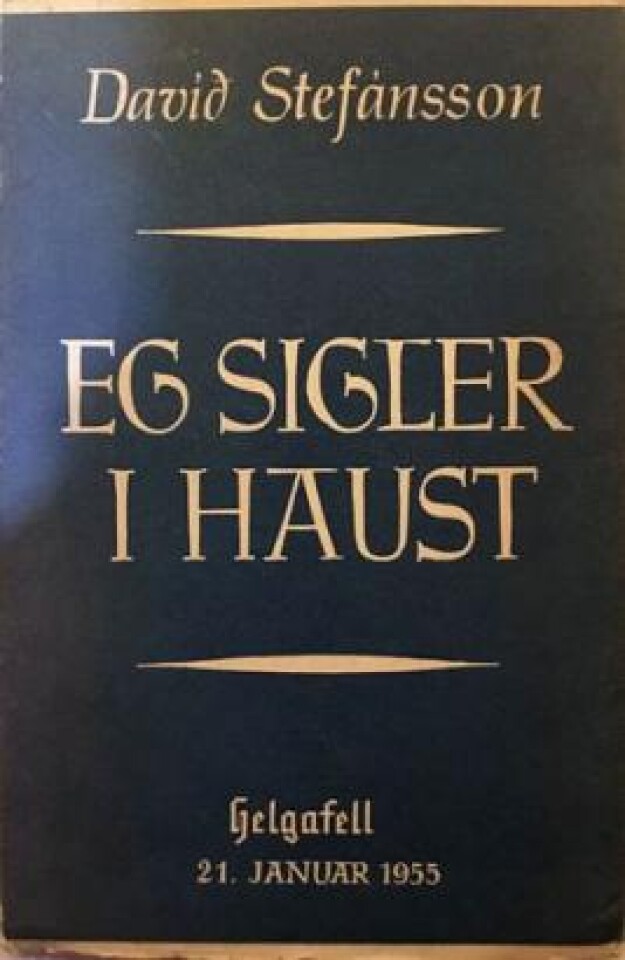 Eg sigler i haust