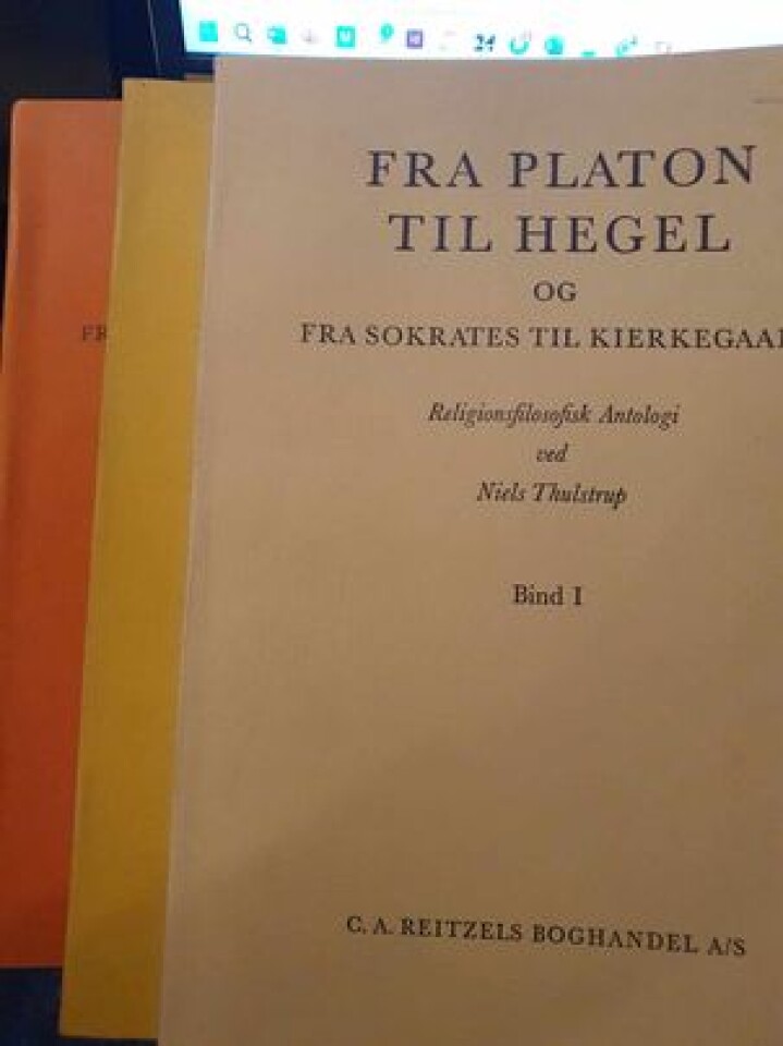 Fra Platon til Hegel (3 bind)