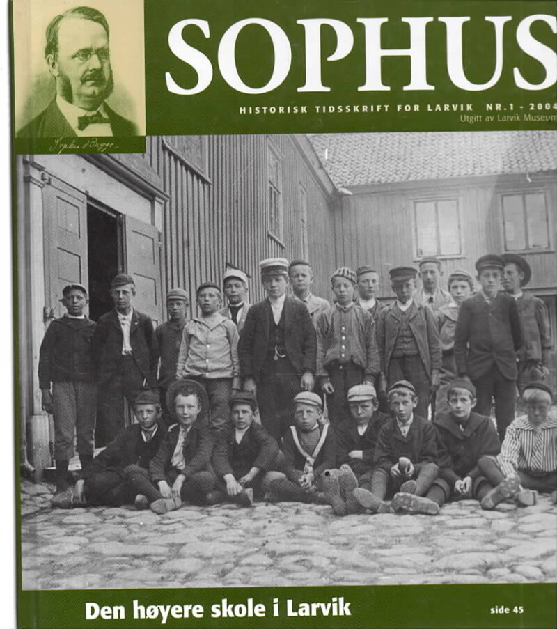 Sophus – Historisk tidsskrift for Larvik 1-2004