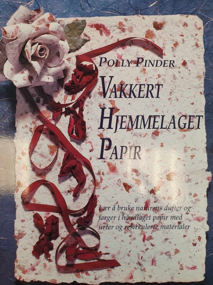 Vakkert hjemmelaget papir