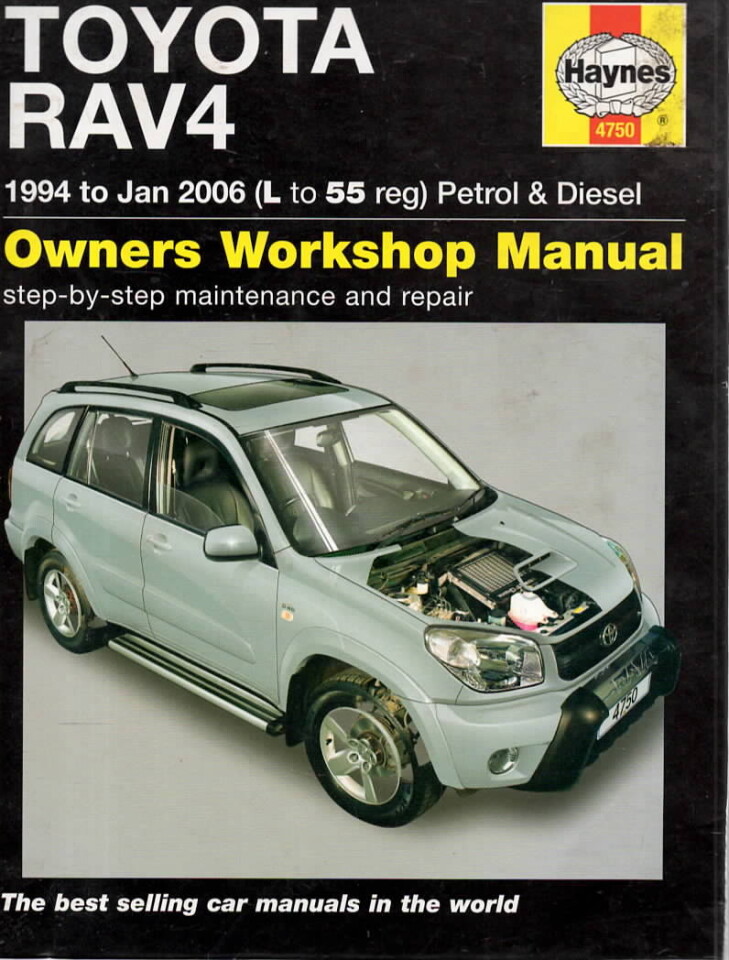 Toyota RAV4 1994 to jan 2006 petrol & diesel