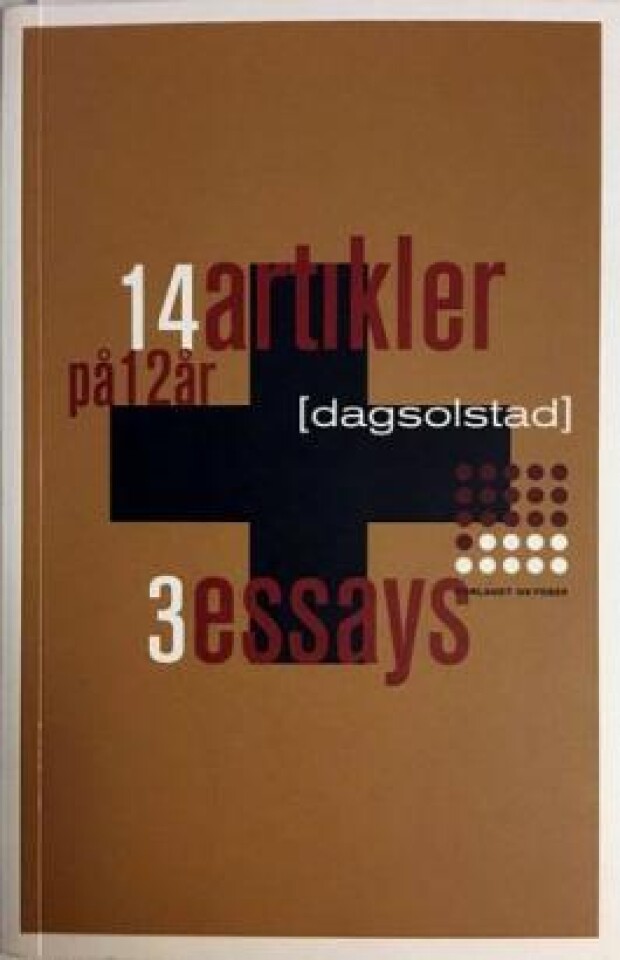 14 artikler på 12 år + 3 essays