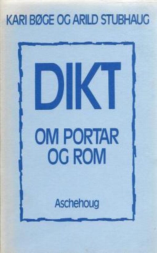 Dikt om portar og rom