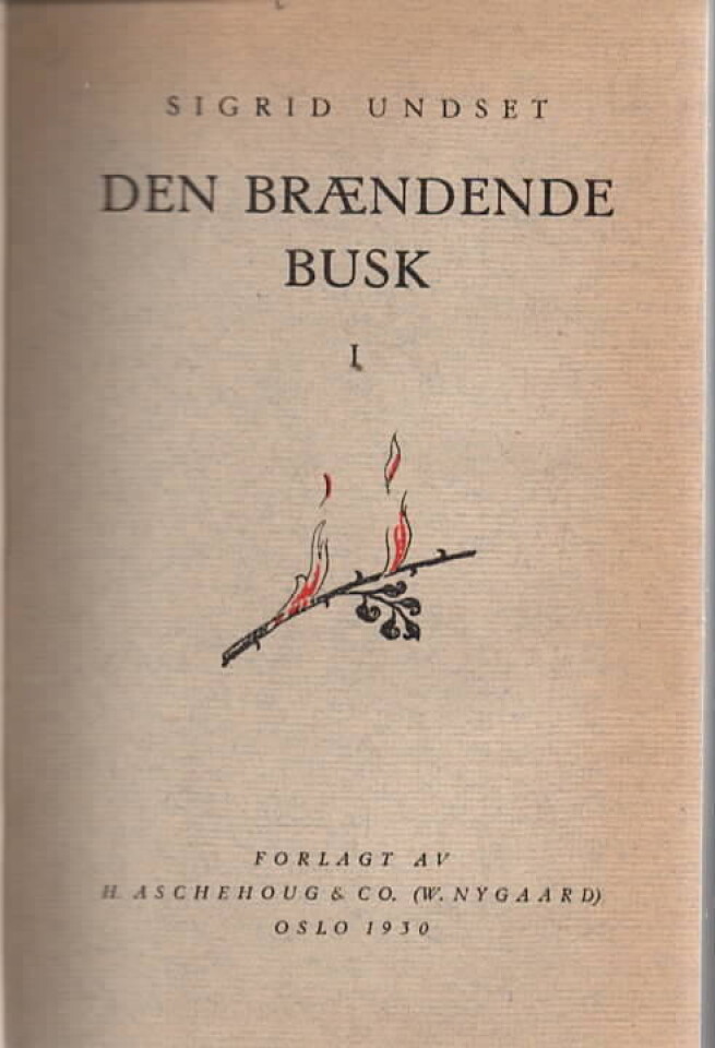 Den brunende busk - bakside