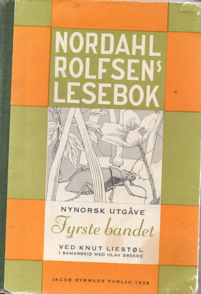 Nordahl Rolfsens lesebok Fyrste bandet Nynorsk utgåve