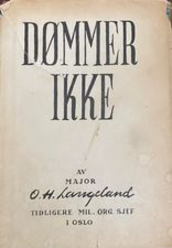 DØMMER IKKE