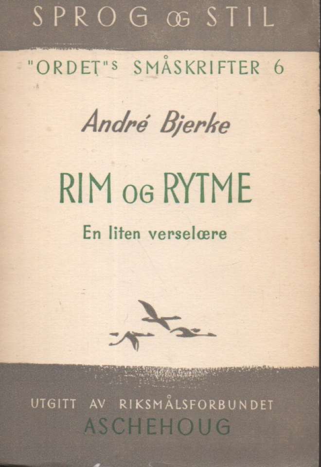 Rim og rytme – En liten verselære