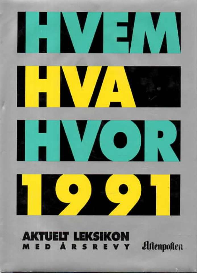 Hvem Hva Hvor 1991