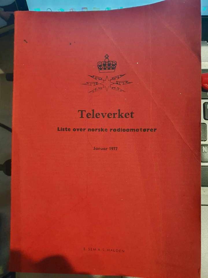 Televerket - Liste over norske radioamatører