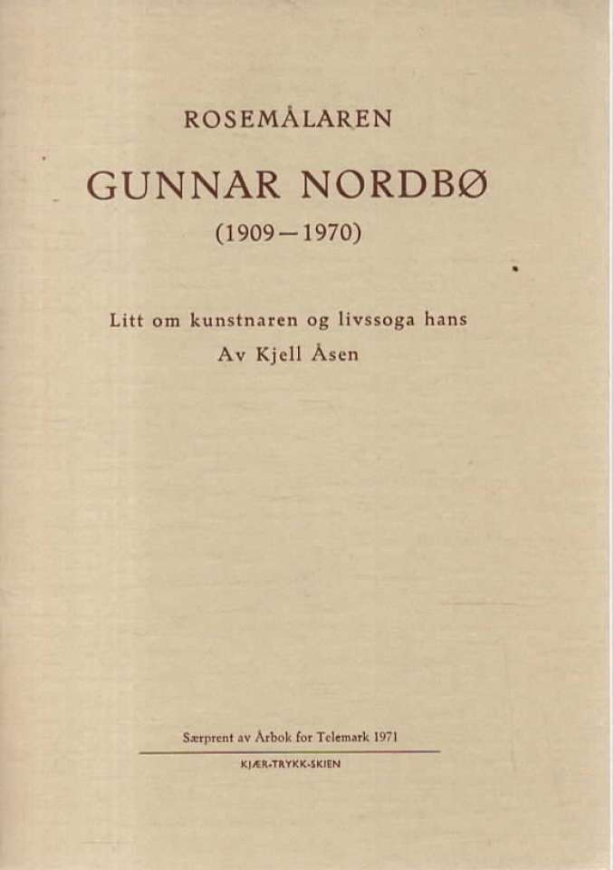 Rosemålaren Gunnar Nordbø