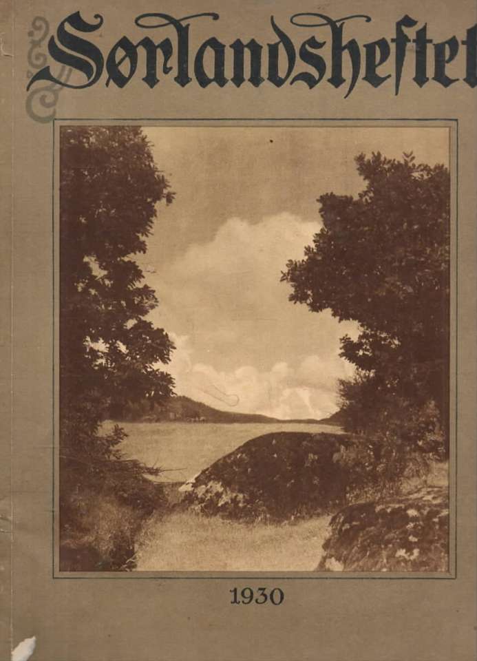 Sørlandsheftet 1930