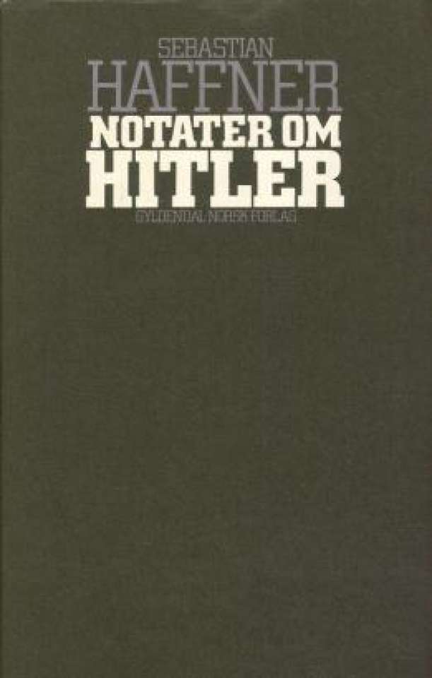 Notater om Hitler