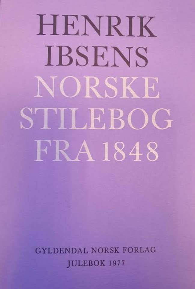 Norske stilebog fra 1848