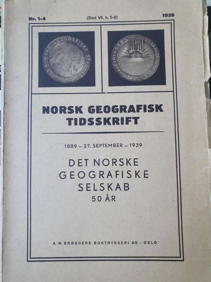 Norsk Geografisk tidsskrift