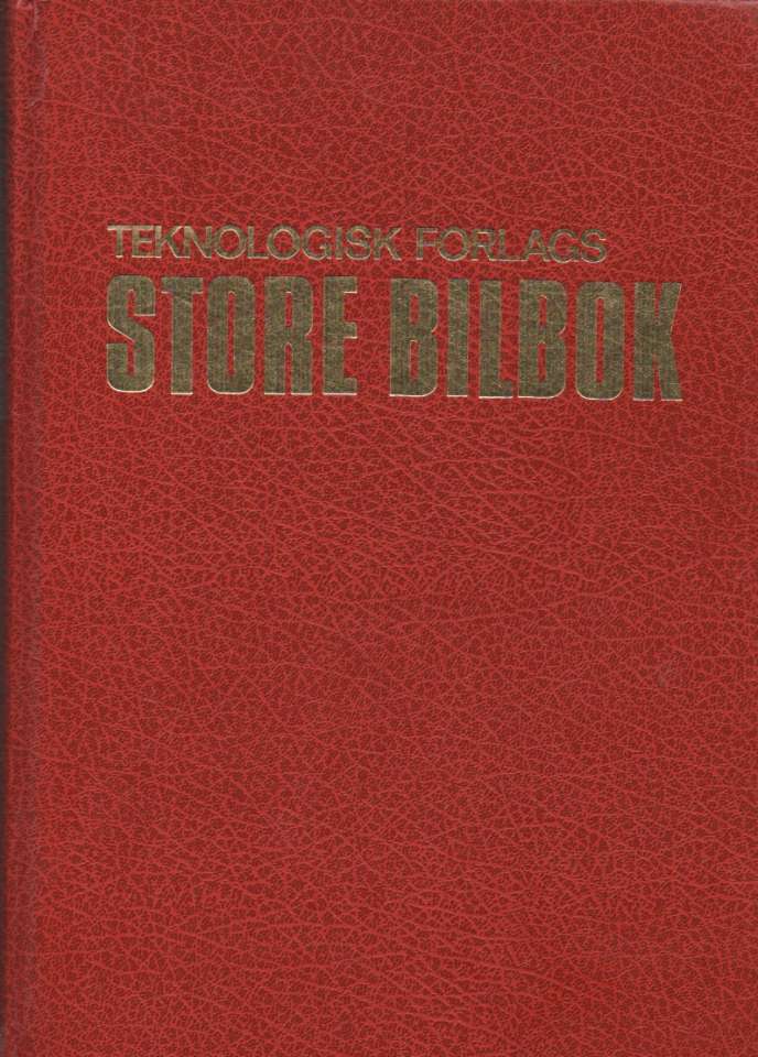 Teknologisk forlags store bilbok service - reparasjoner - forbedringer