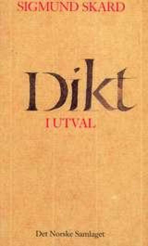 Dikt i utval - Sigmund Skard