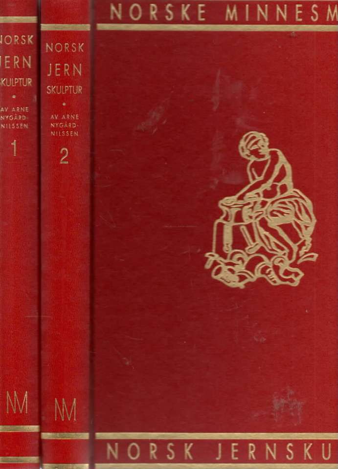 Norsk Jernskulptur Bind 1 -2. Norske Minnesmerker.